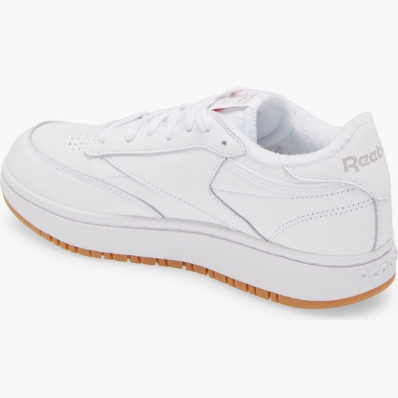 Reebok Women Club C Double Platform Sneaker Size 8.5 White - Picture 4 of 14